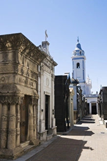 Images Dated 15th February 2009: Cementerio de la Recoleta, Cemetery in Recoleta, Buenos Aires, Argentina, South America