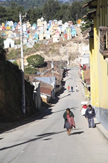 Images Dated 26th November 2007: Cemetery, Chichicastenango, Guatemala, Central America