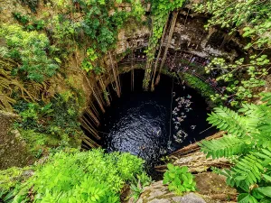 Crystal Prints: Cenote Oxman, Valladolid, Yucatan State, Mexico