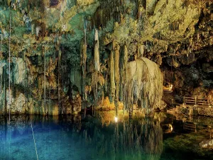 Underground Prints: Cenote Xkeken, Dzitnup near Valladolid, Yucatan State, Mexico