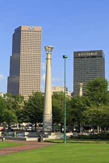 Atlanta Prints: Centennial Olympic Park, Atlanta, Georgia, United States of America, North America