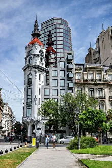 Sidewalk Prints: Center of Buenos Aires, Argentina, South America