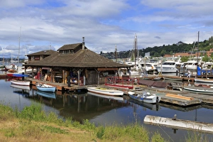 Seattle Prints: Center for Wooden Boats, Lake Union Park