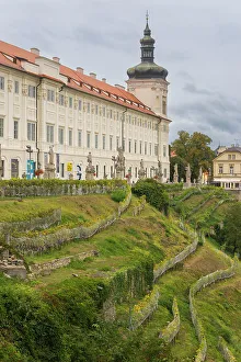 Viniculture Prints: Central Bohemian Gallery and vineyards, Kutna Hora, Czech Republic (Czechia), Europe