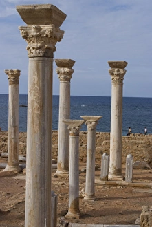 Apollonia Prints: Central Church, late Roman site of Apollonia, Libya, North Africa, Africa
