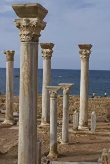Images Dated 19th October 2007: Central Church, late Roman site of Apollonia, Libya, North Africa, Africa