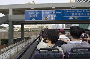 Buses Prints: Central district, Hong Kong, China, Asia