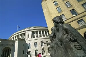 Libraries Collection: Central Library, St. Peters Square, Manchester, England, United Kingdom, Europe