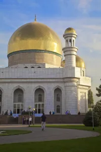 Mosques Prints: Central Mosque, Almaty, Kazakhstan, Central Asia, Asia