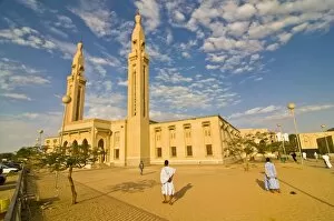 Central mosque in Nouakchott, Mauritania, Africa