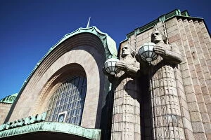 Images Dated 22nd August 2009: Central Railway Station, Helsinki, Finland, Scandinavia, Europe