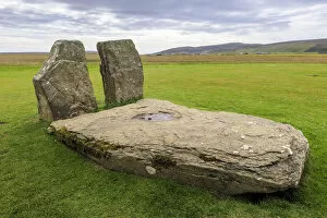 Standing Stone Collection: The Central Stones, Stones of Stenness, Neolithic stone circle, 5000 years old, UNESCO