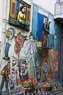 Colourful Prints: Centro Cultural De Las Artistas, El Caminito street in La Boca District