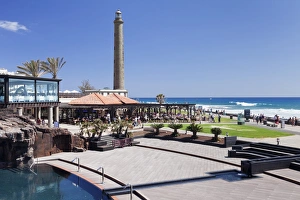 Canaries Prints: Centro Spa and lighthouse Faro de Maspalomas