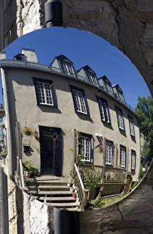 Quebec Prints: Century home in Quebec City, Quebec, Canada, North America