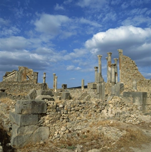 Volubilis Prints: Third century Roman city of Volubilis