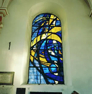 Glass Prints: Ceri Richards Window, Derby Cathedral, Derbyshire, England