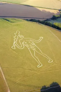 Giant Prints: Cerne Abbas Giant, Dorset, England, UK
