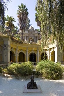 Images Dated 25th March 2008: Cerro Santa Lucia (Santa Lucia park) and the ornate Terraza Neptuno fountain