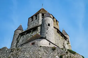 Visitors Prints: Cesar Tower stands tall as a historical structure in Provins