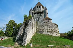 Towers Prints: Cesar tower stands tall in Provins, showcasing medieval architecture and history in France