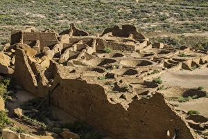 Images Dated 2nd September 2006: Chaco ruins in the Chaco Culture National Historic Park, UNESCO World Heritage Site, New Mexico