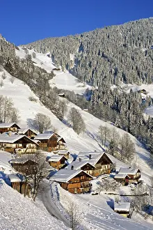 Cabins Prints: Chalets in the hamlet of Boudin