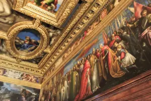 Gilded Prints: The Chamber of the Council of Ten, Palazzo Ducale (Doges Palace), Venice, UNESCO