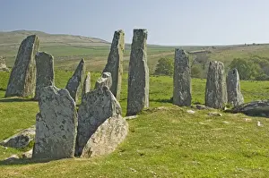 Cairn Prints: Chambered cairn dating from 2000 BC at Cairnholy near Creetown