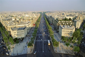 Motoring Prints: Champs Elysees, Paris, France, Europe
