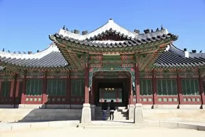 Images Dated 7th October 2009: Changdeokgung Palace (Palace of Illustrious Virtue), UNESCO World Heritage Site, Seoul, South Korea