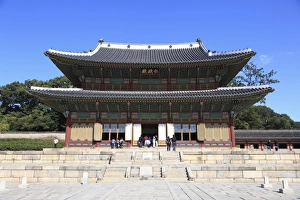 Images Dated 7th October 2009: Changdeokgung Palace (Palace of Illustrious Virtue), UNESCO World Heritage Site, Seoul, South Korea
