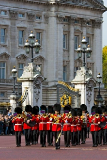 Changing of the Guard, Buckingham Palace, London, England, United Kingdom, Europe
