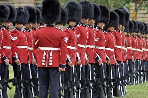Soldiers Prints: Changing the Guard ceremony, Parliament Hill, Ottawa, Ontario, Canada, North America