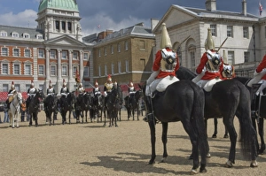 Soldiers Prints: The Changing of the Guard, Horse Guards Parade, London, England, United Kingdom, Europe