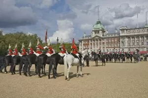Images Dated 12th May 2010: The Changing of the Guard, Horse Guards Parade, London, England, United Kingdom, Europe
