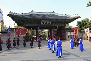 Guard Prints: Changing of the Guards, Deoksugung Palace (Palace of Virtuous Longevity)