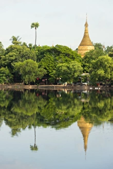 Mandalay Prints: Chanthaya Paya, Mandalay, Myanmar (Burma), Asia