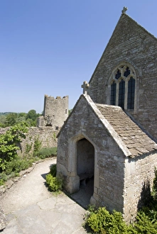 Chapels Prints: The chapel of the 14th century Farleigh Hungerford Castle