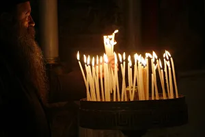 Beard Prints: Chapel in the Church of the Holy Sepulchre, Jerusalem, Israel, Middle East