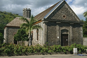 Chapels Prints: Chapel of Notre Dame de la Salette, St. Leu, Reunion, Africa