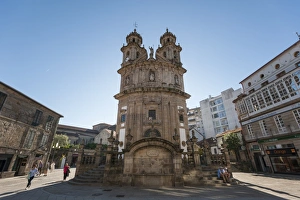 Neoclassical Prints: The Chapel of the Pilgrims on the Camino de Santiago in Pontevedra, Pontevedra, Galicia