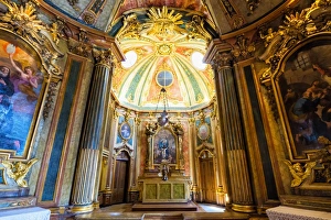 Chapel Prints: Chapel, Royal Summer Palace of Queluz, Lisbon, Portugal, Europe
