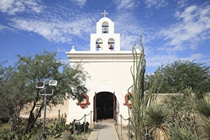 South West Prints: Chapel, San Xavier del Bac Mission, Tucson, Arizona, United States of America