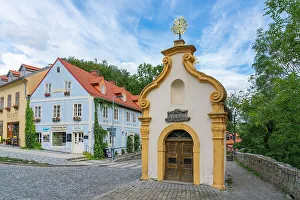Doorway Prints: Chapel of St. Anna, Loket, Czech Republic (Czechia), Europe