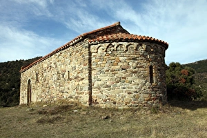 Pyrenees Orientales Prints: Chapel of St. Eulalia, probably built in the 3rd century AD