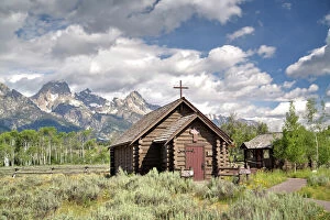 Rural Scenes Gallery: Chapel of the Transfiguration, Grand Teton National Park, Wyoming, United States of America