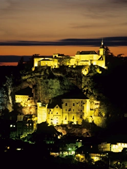 Rocamadour Prints: Chapelle Notre Dame, Rocamadour, Lot, Midi-Pyrenees, France, Europe