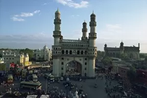 The Char Minar, Hyderabad, Andhra Pradesh, India, Asia