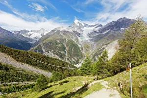 Typically Swiss Prints: Charles Kuonen Suspension Bridge, the worlds longest for pedestrians at 494m